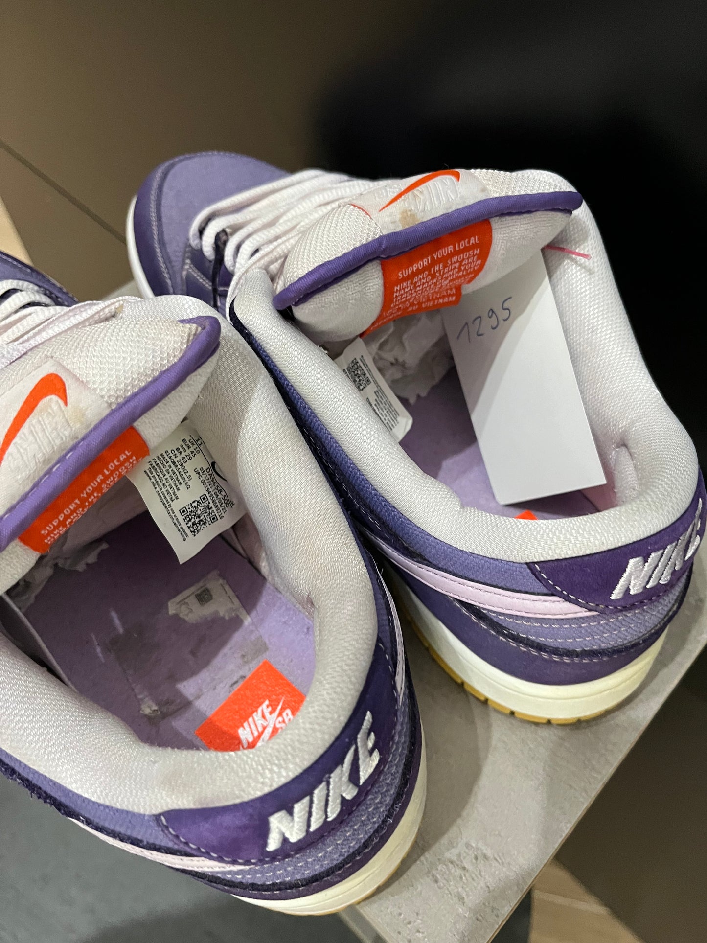 Nike SB Dunk Low Orange Label „unbleached pack“ Lilac