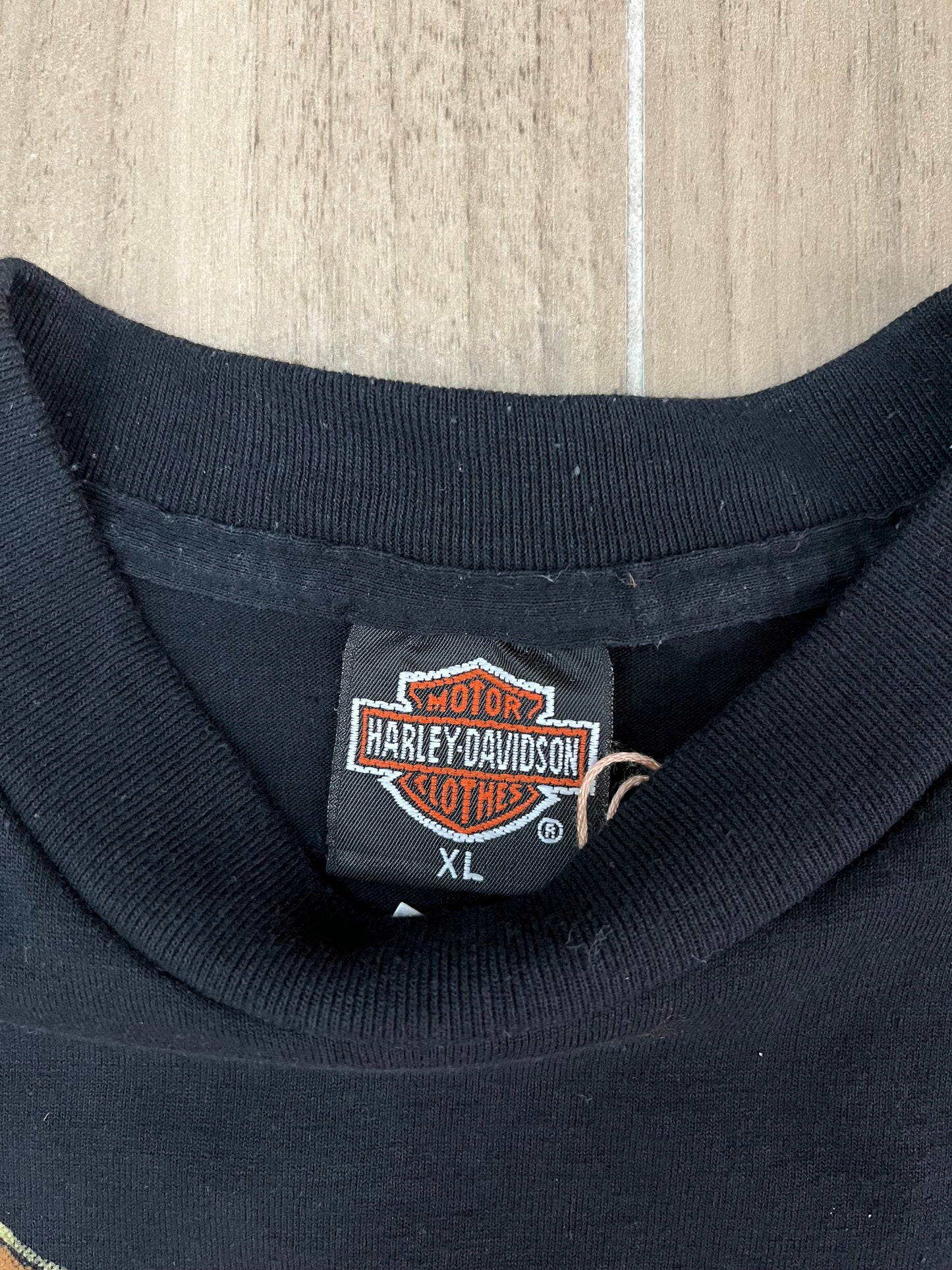 Harley Davidson Eagle 3D Emblem 1991 Vintage T-Shirt