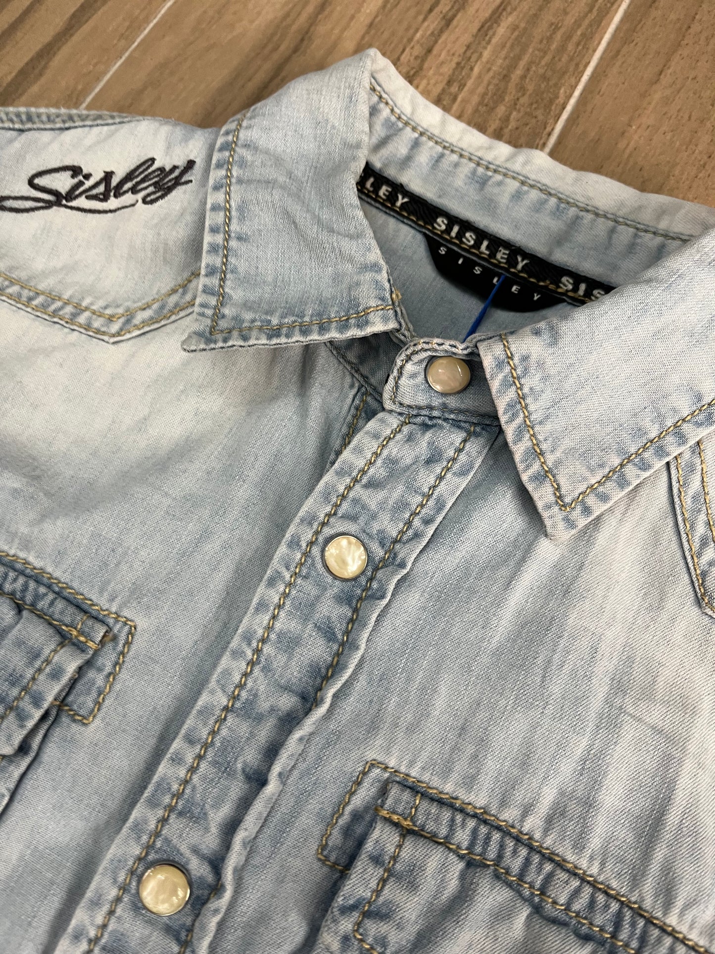 Sisley Y2K Denim Hemd