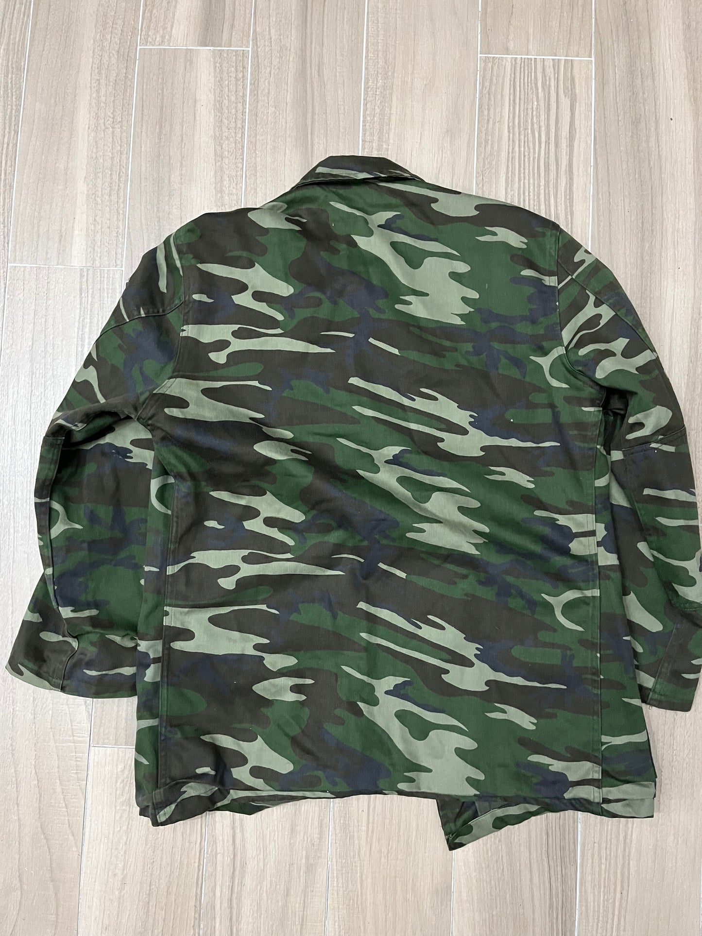 Camouflage Army Denim Jacke