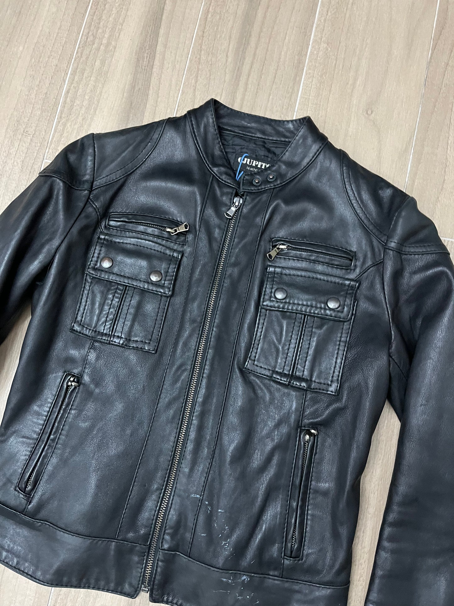 Vintage Lederjacke