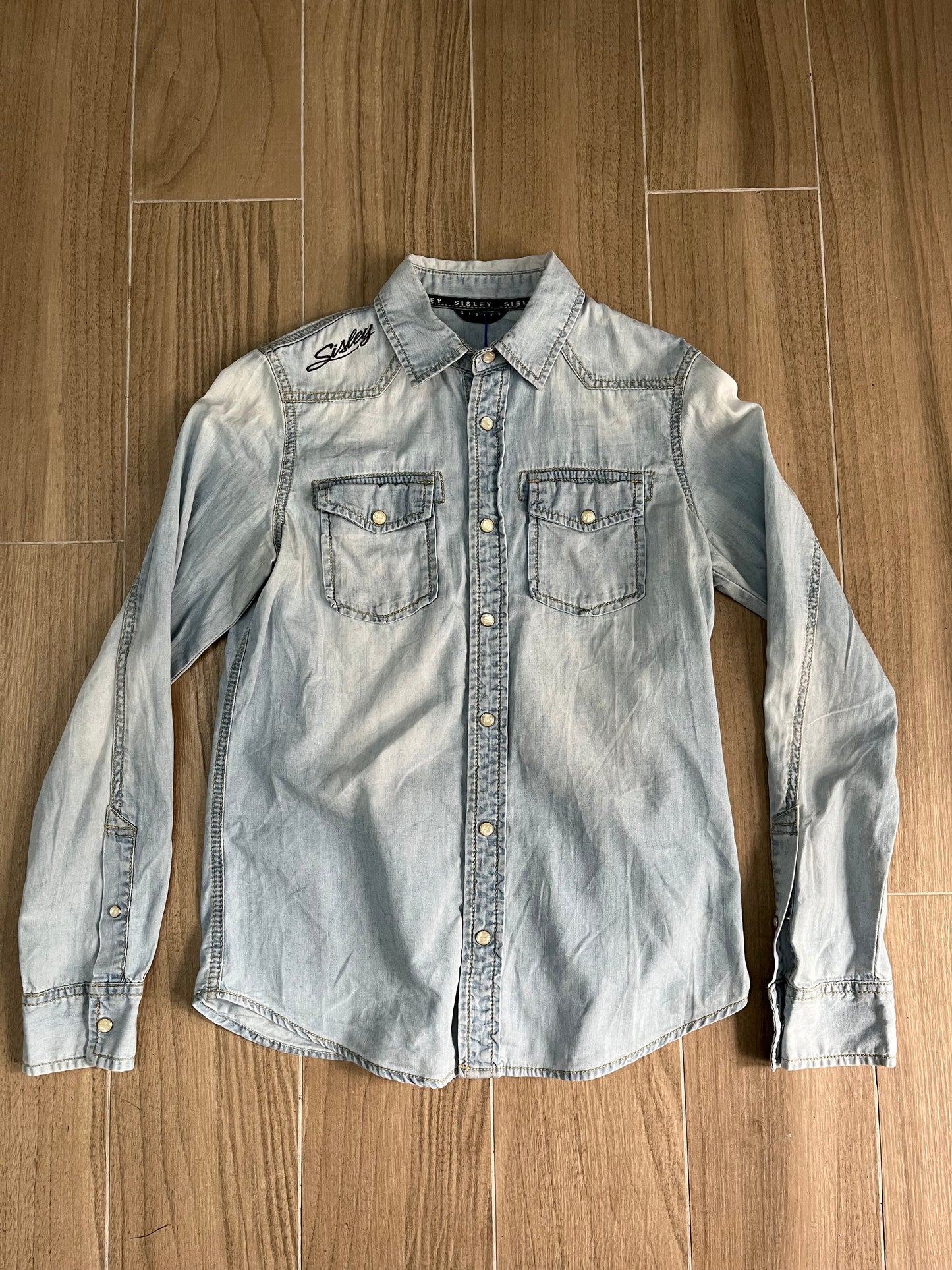 Sisley Y2K Denim Hemd