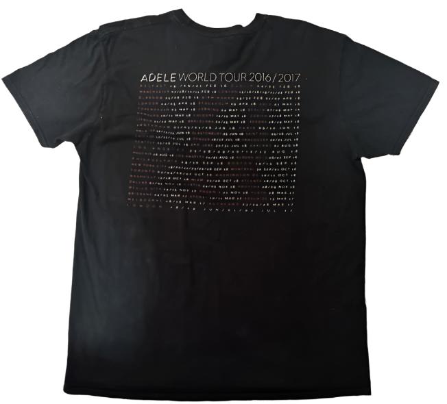 Adele World Tour Shirt 2016