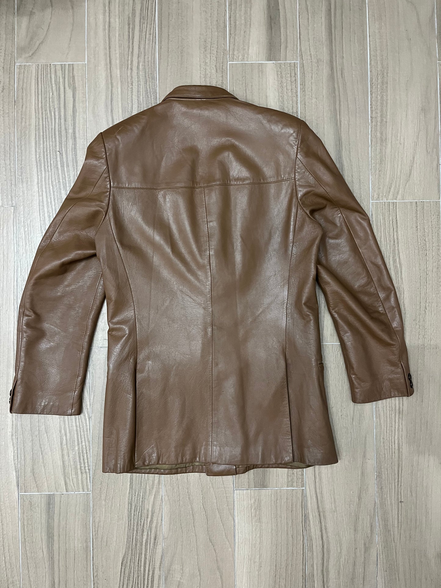 Vintage Leder Mantel
