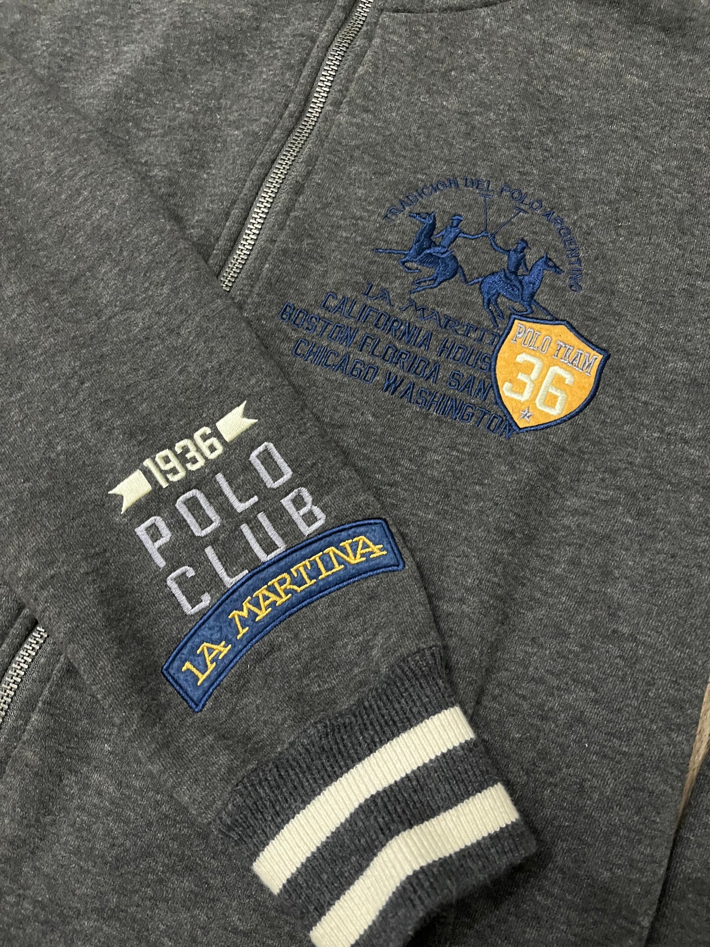 La Martina Zip Sweatshirt