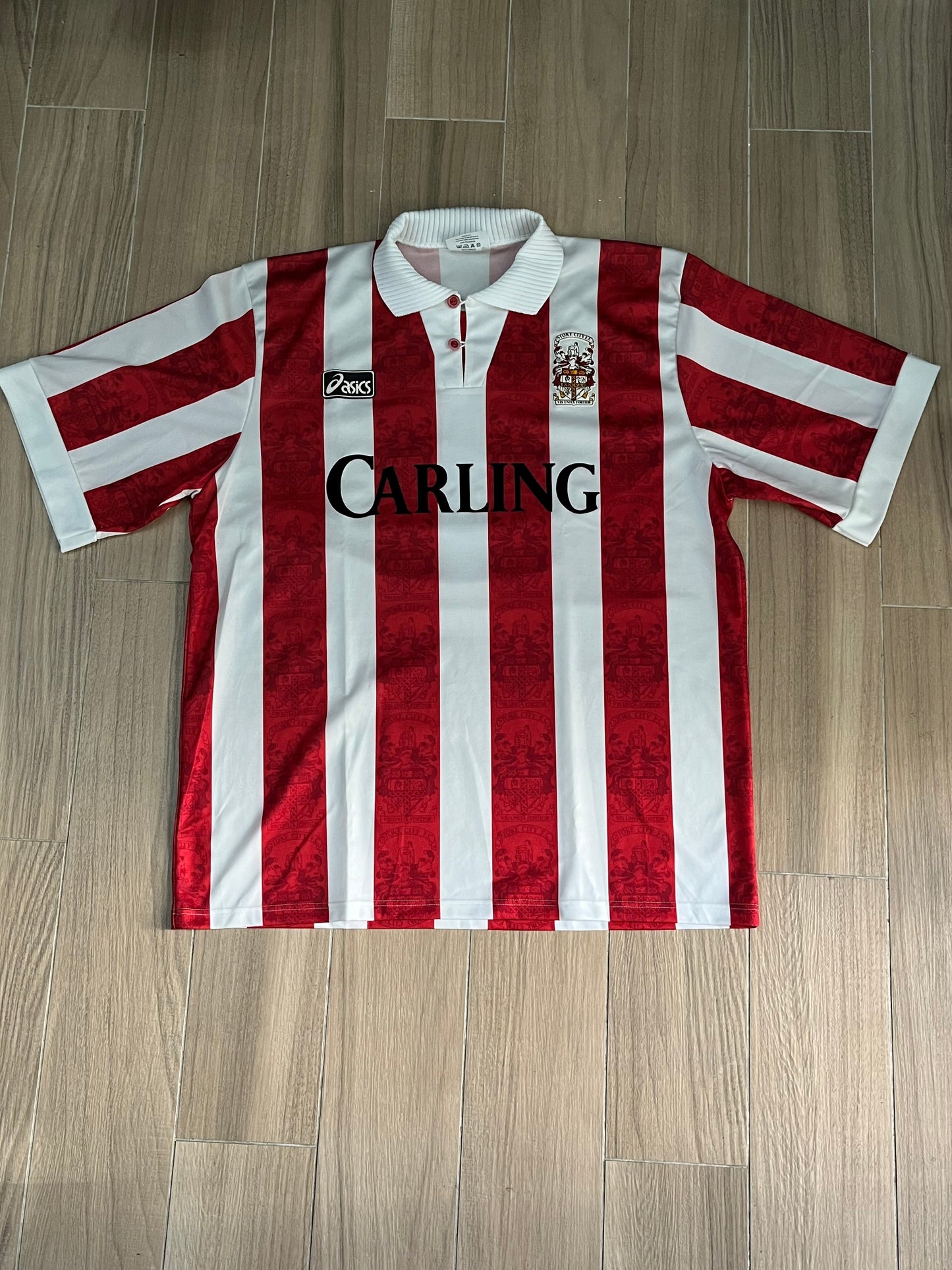 Stoke City Asics 1994/95 Home Vintage Jersey