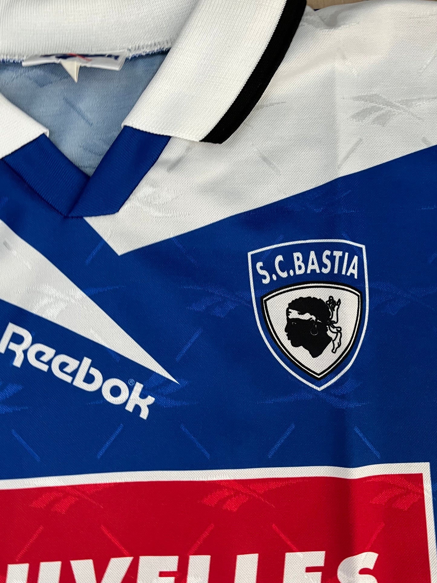 SC Bastia 1997/99 Reebok Home Vintage Jersey