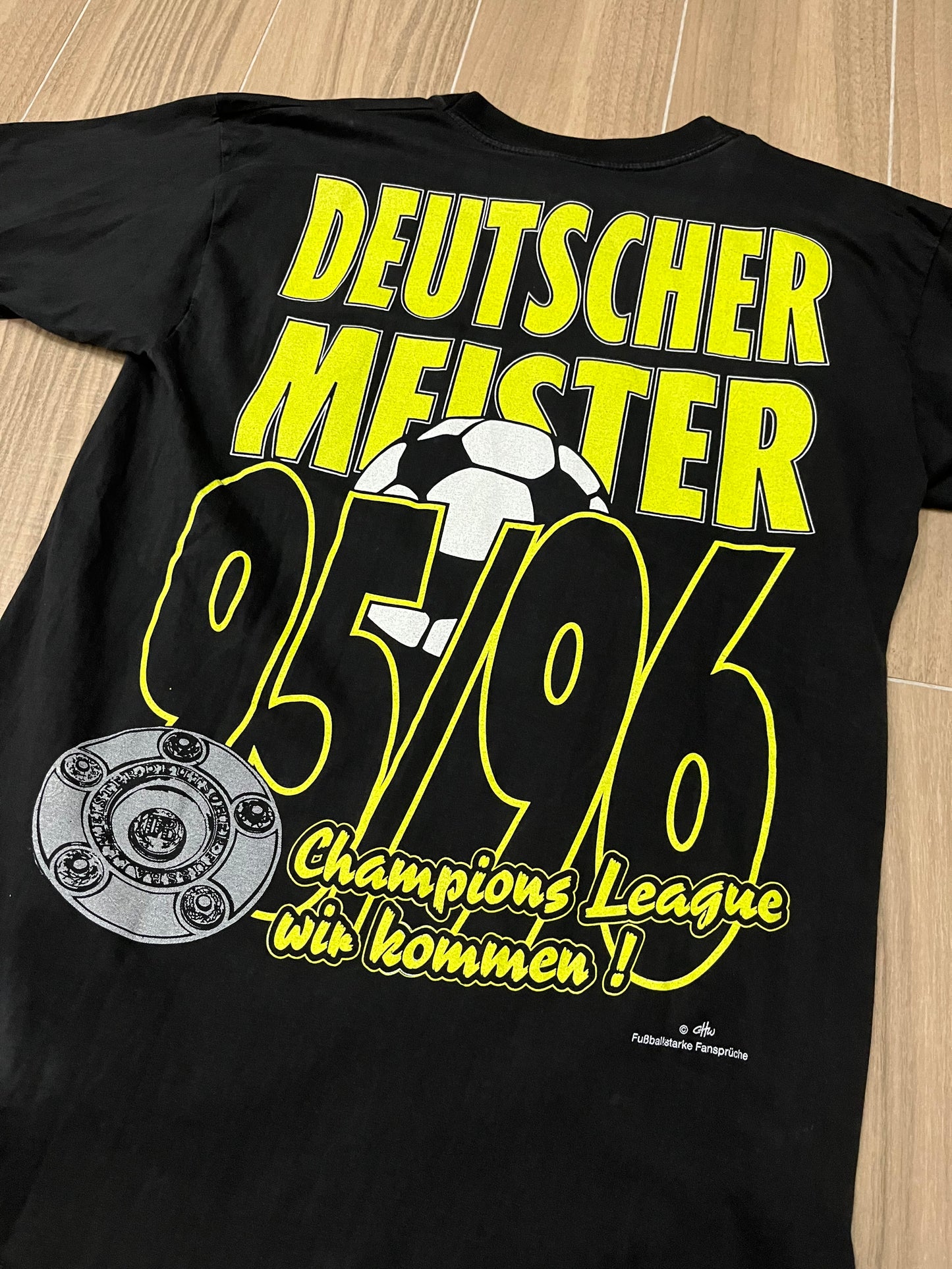 BVB 1996/97 Dortmund Deutscher Meister Vintage Fan T-Shirt