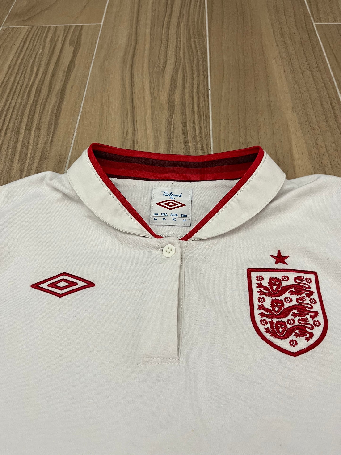 England Vintage Umbro Trikot
