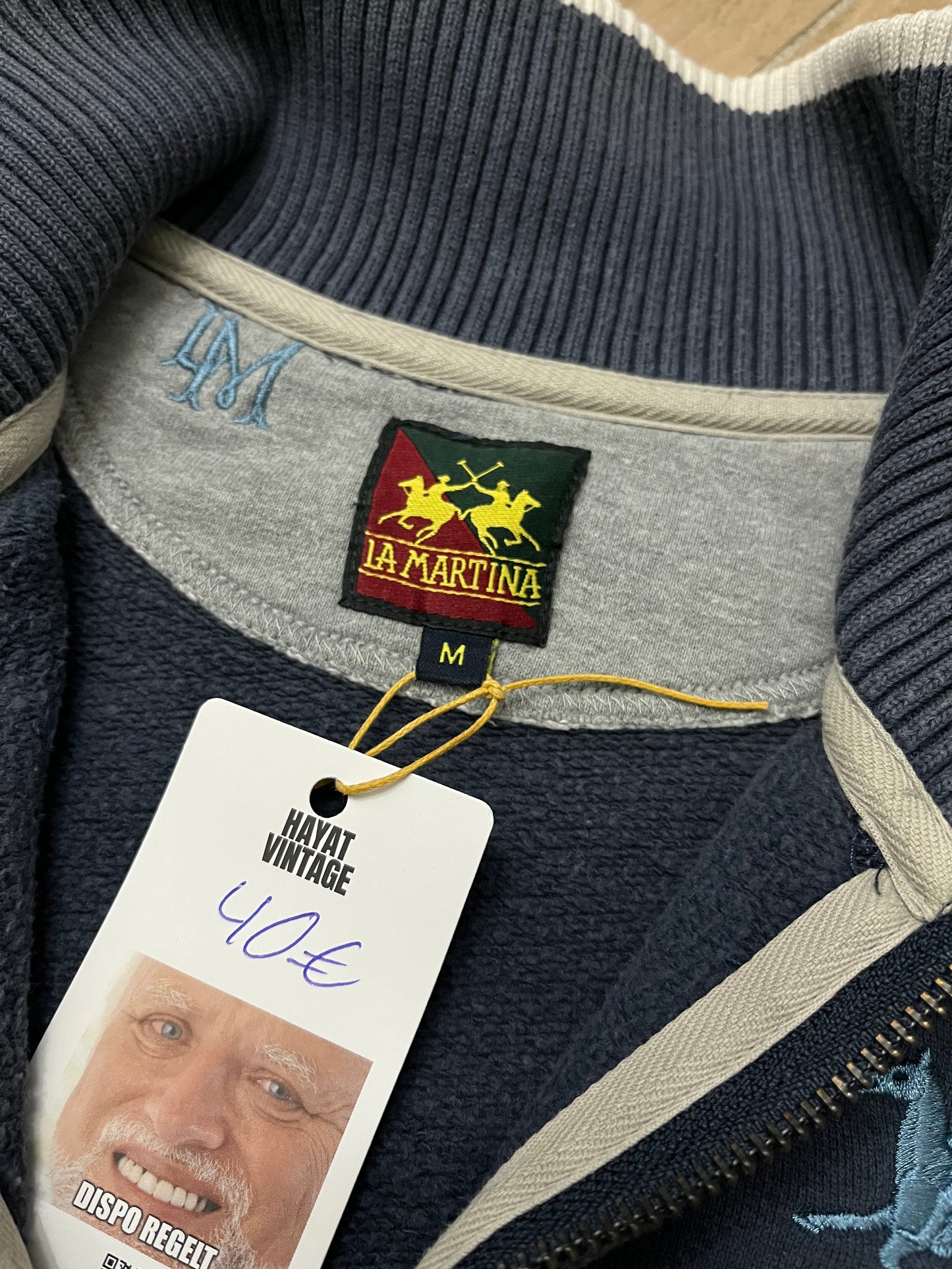 La Martina Zip Sweatshirt