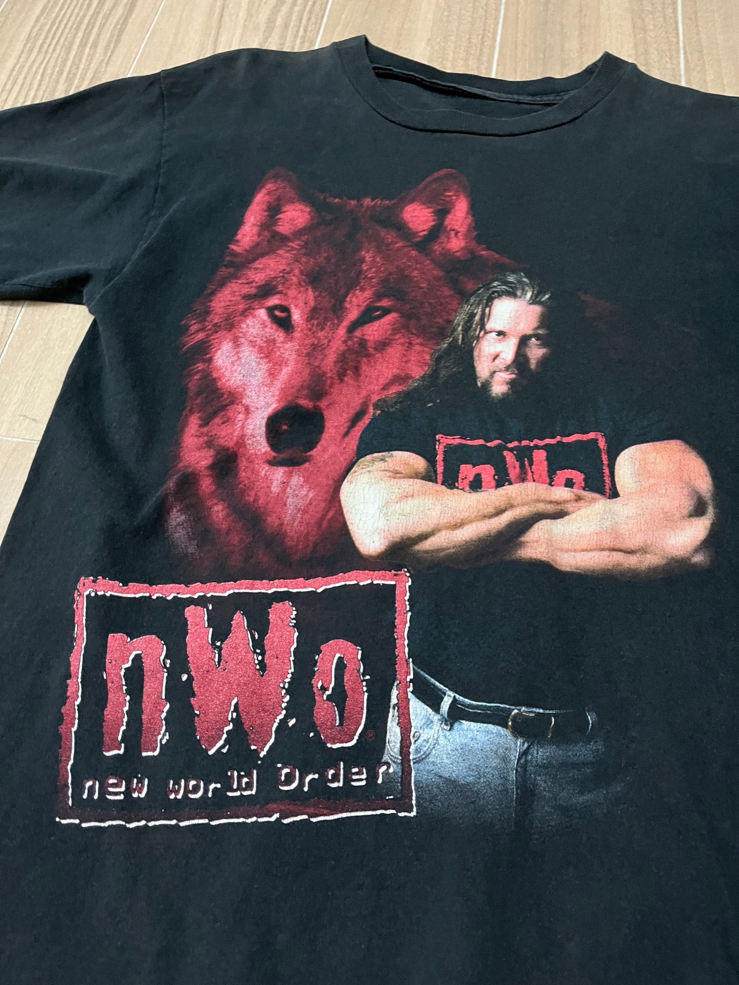 WWF Kevin Nash New World Order Wolf Pack 1998 Vintage T-Shirt