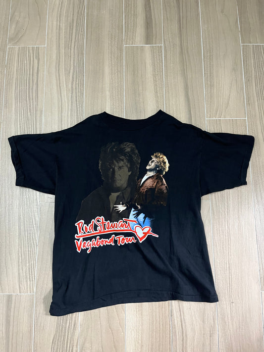 Rod Steward 1991 Vagabond Tour Vintage T-Shirt