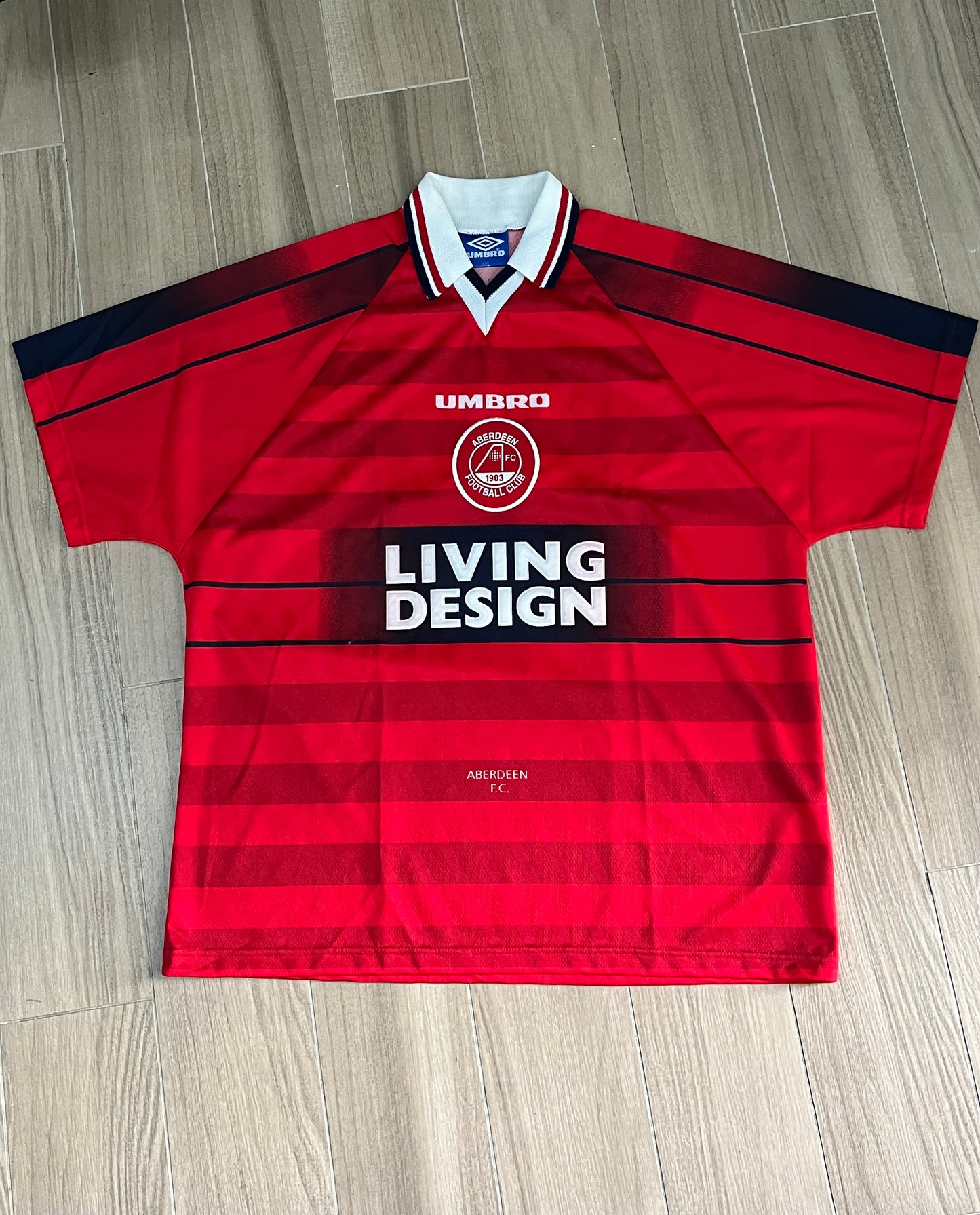 Aberdeen FC 1996/97 Umbro Home Vintage Jersey