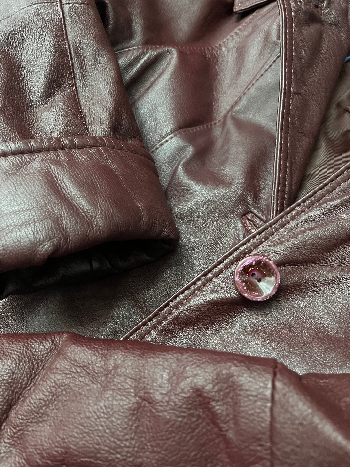 Vintage Lederjacke