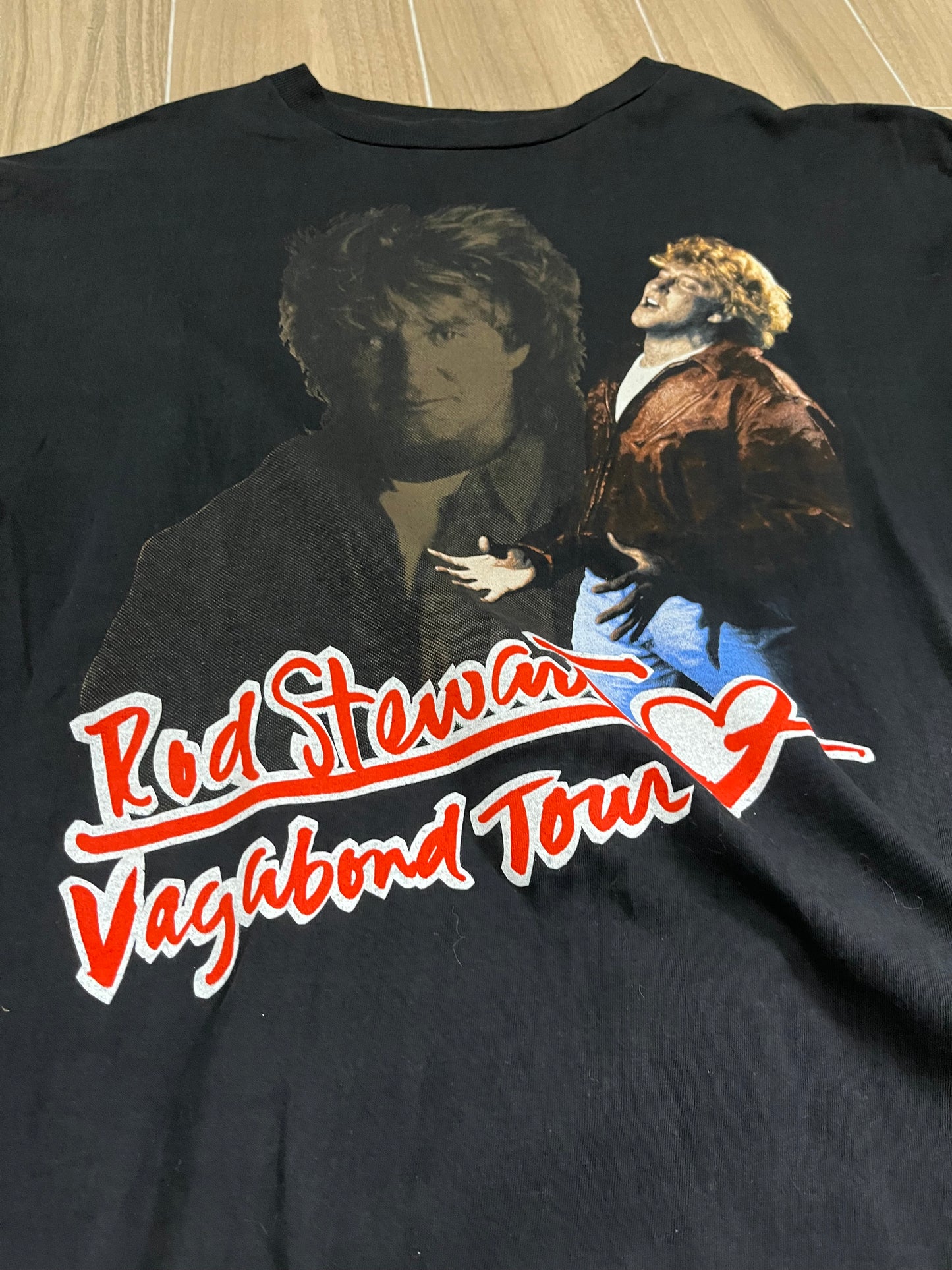 Rod Steward 1991 Vagabond Tour Vintage T-Shirt