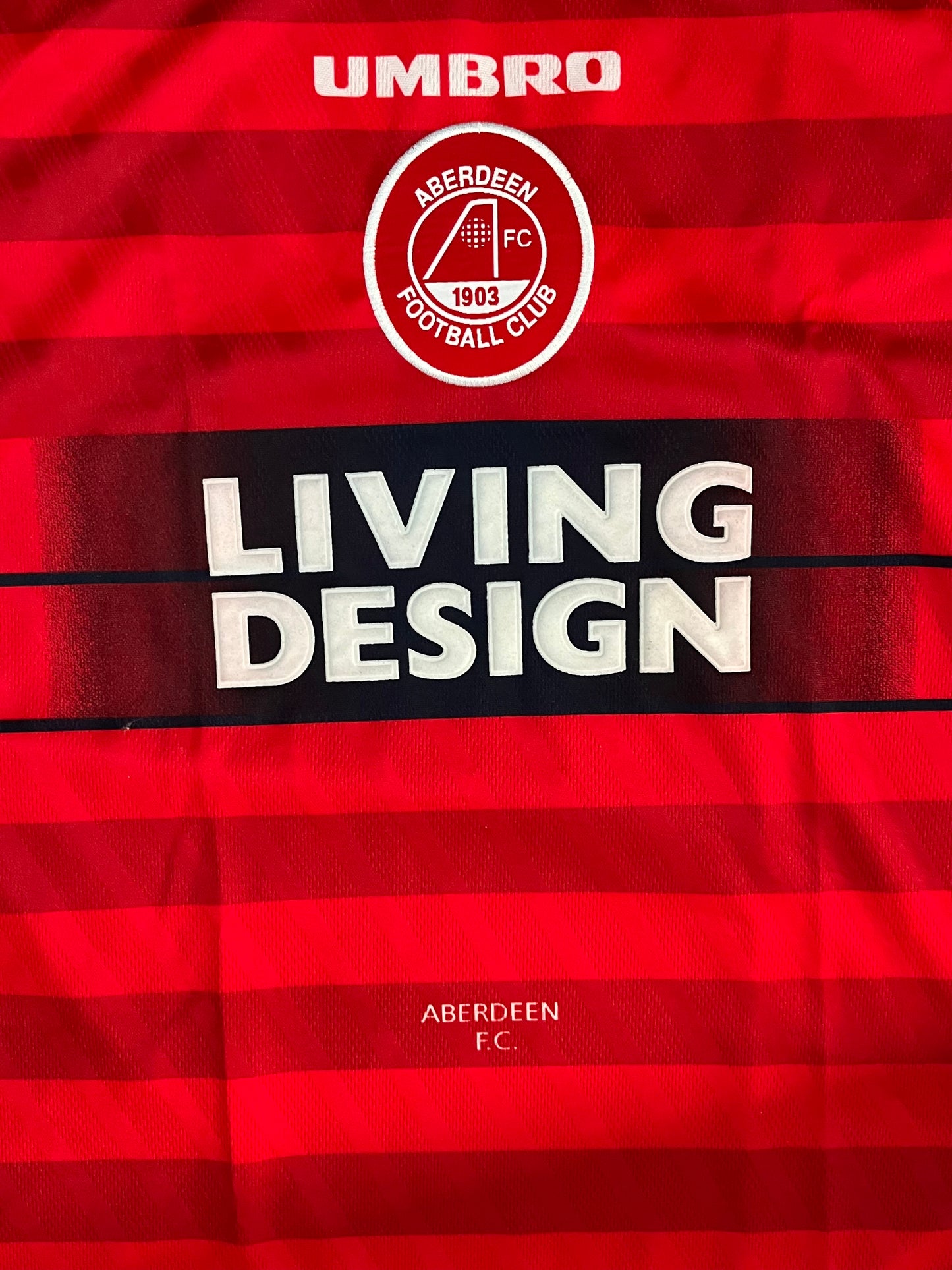 Aberdeen FC 1996/97 Umbro Home Vintage Jersey