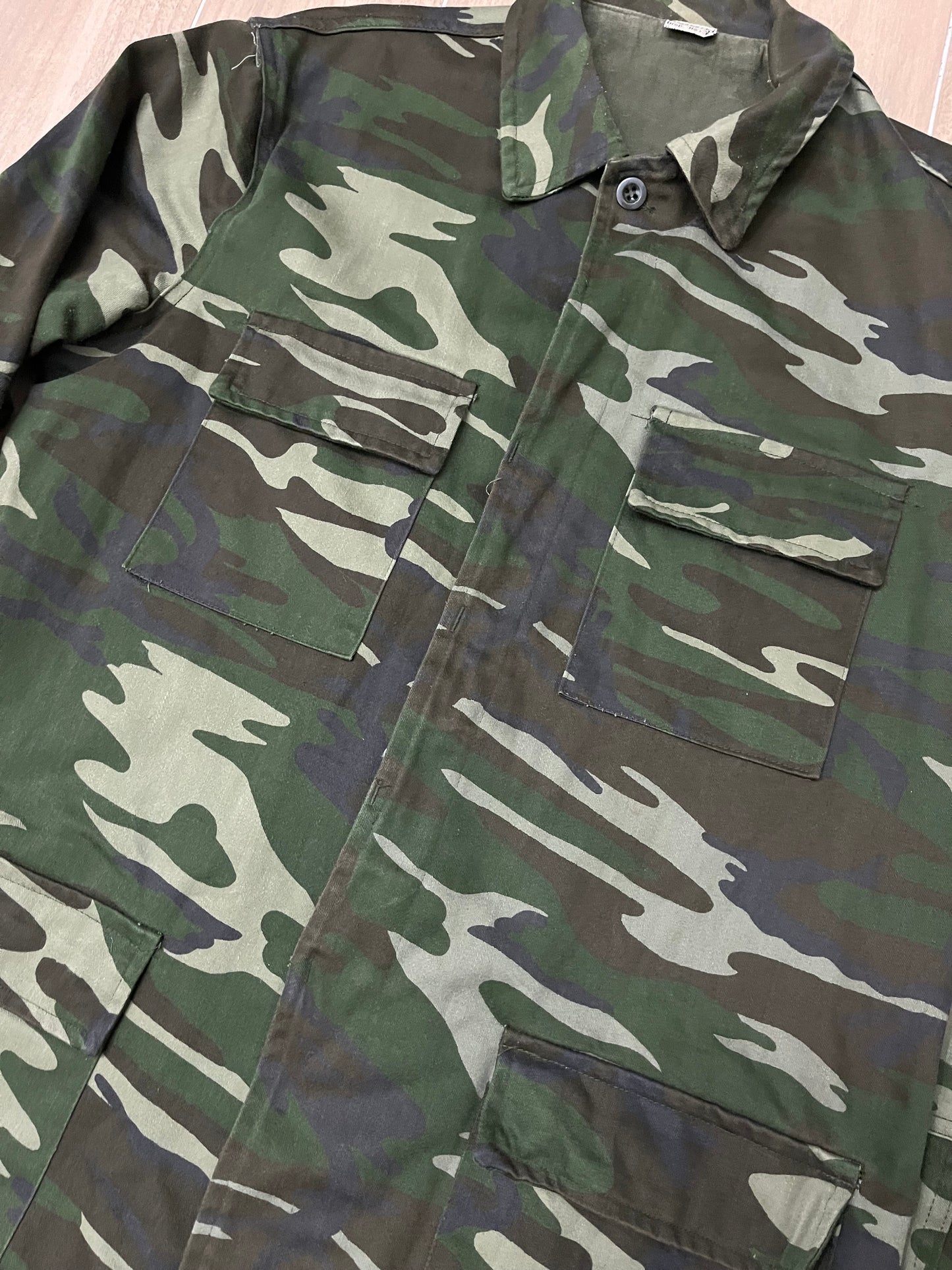 Camouflage Army Denim Jacke