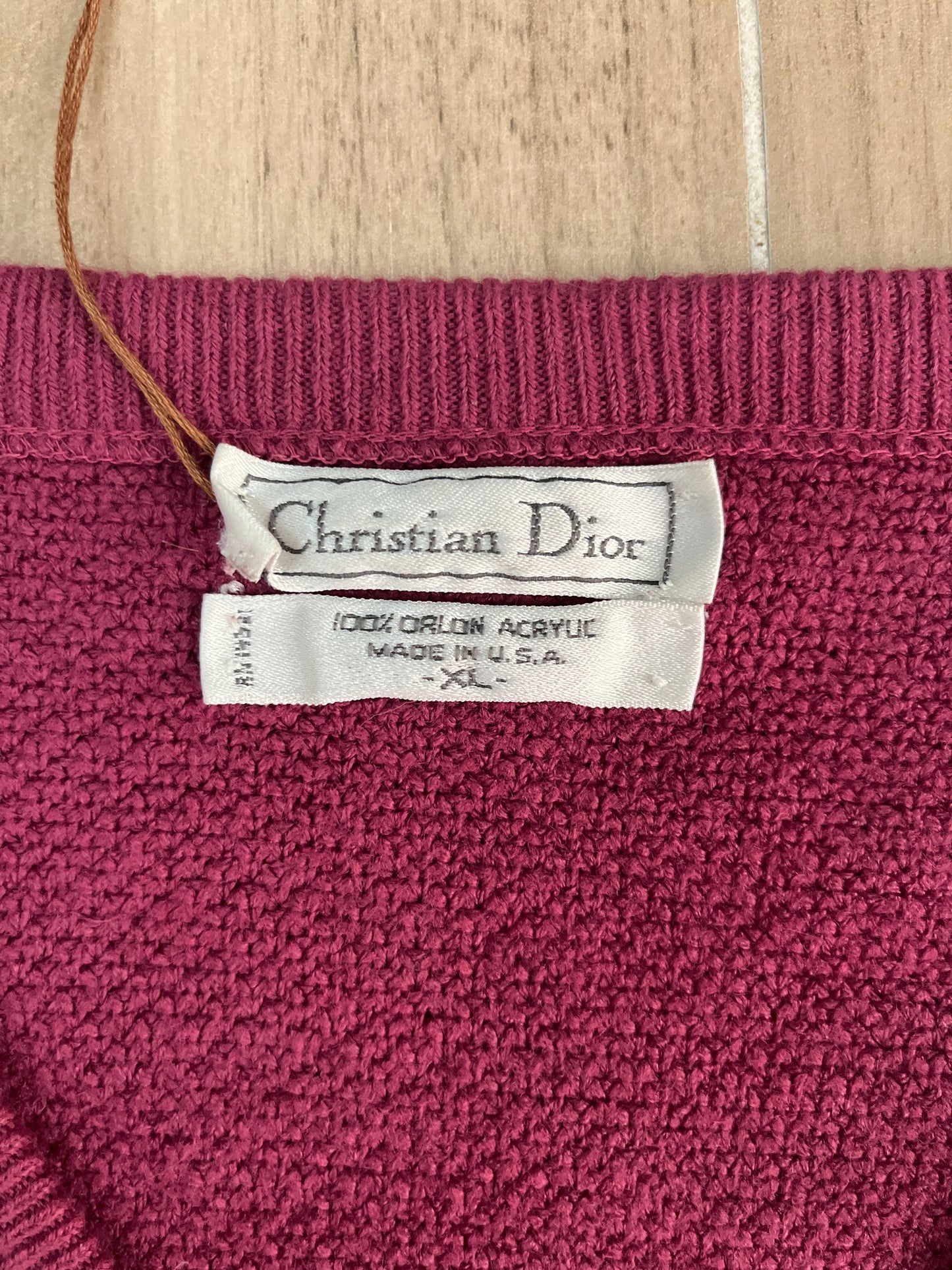 Christian Dior V-Neck Sweatshirt