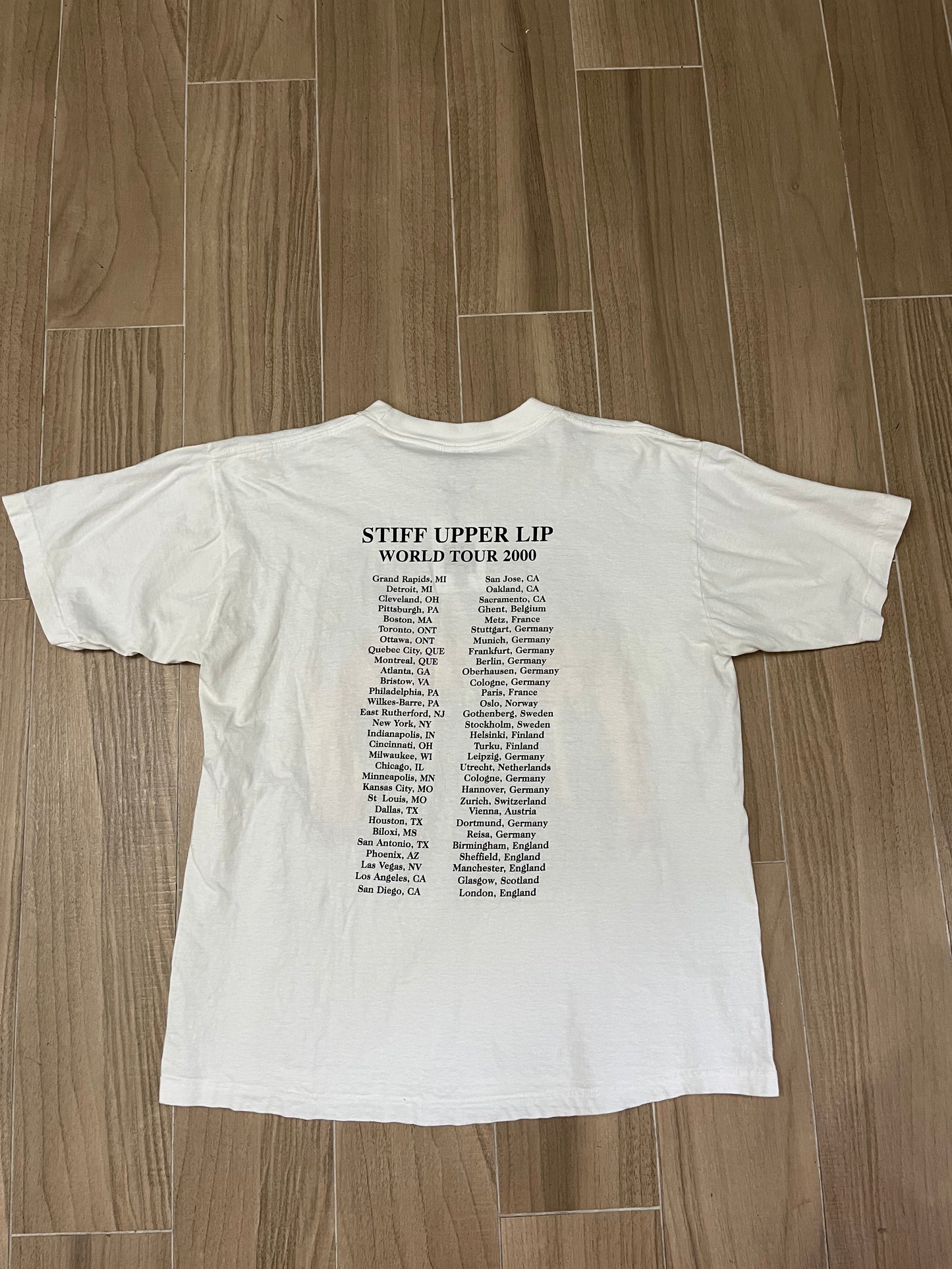 ACDC “Stiff Upper Lip“ World Tour 2000 Vintage T-Shirt