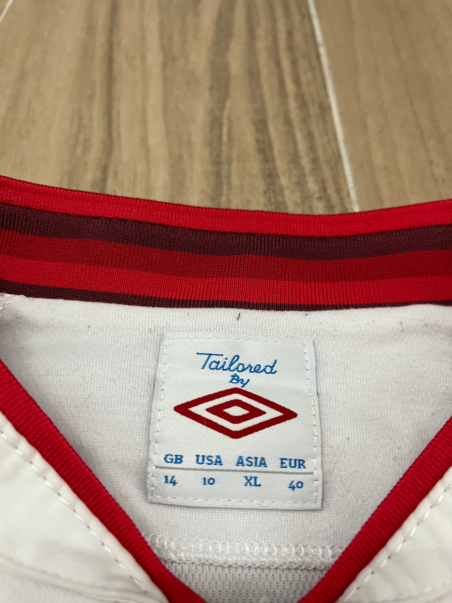 England Vintage Umbro Trikot