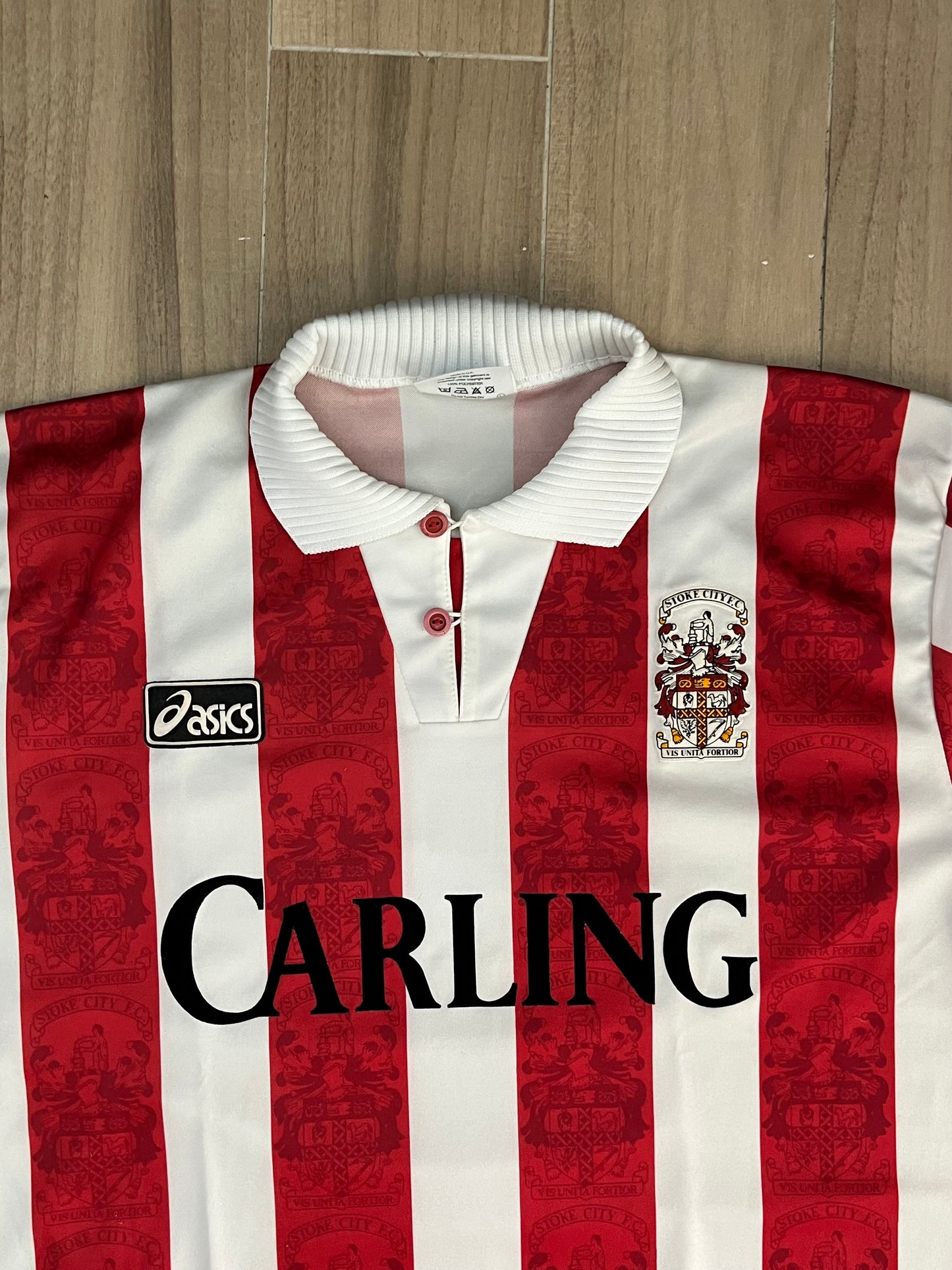 Stoke City Asics 1994/95 Home Vintage Jersey