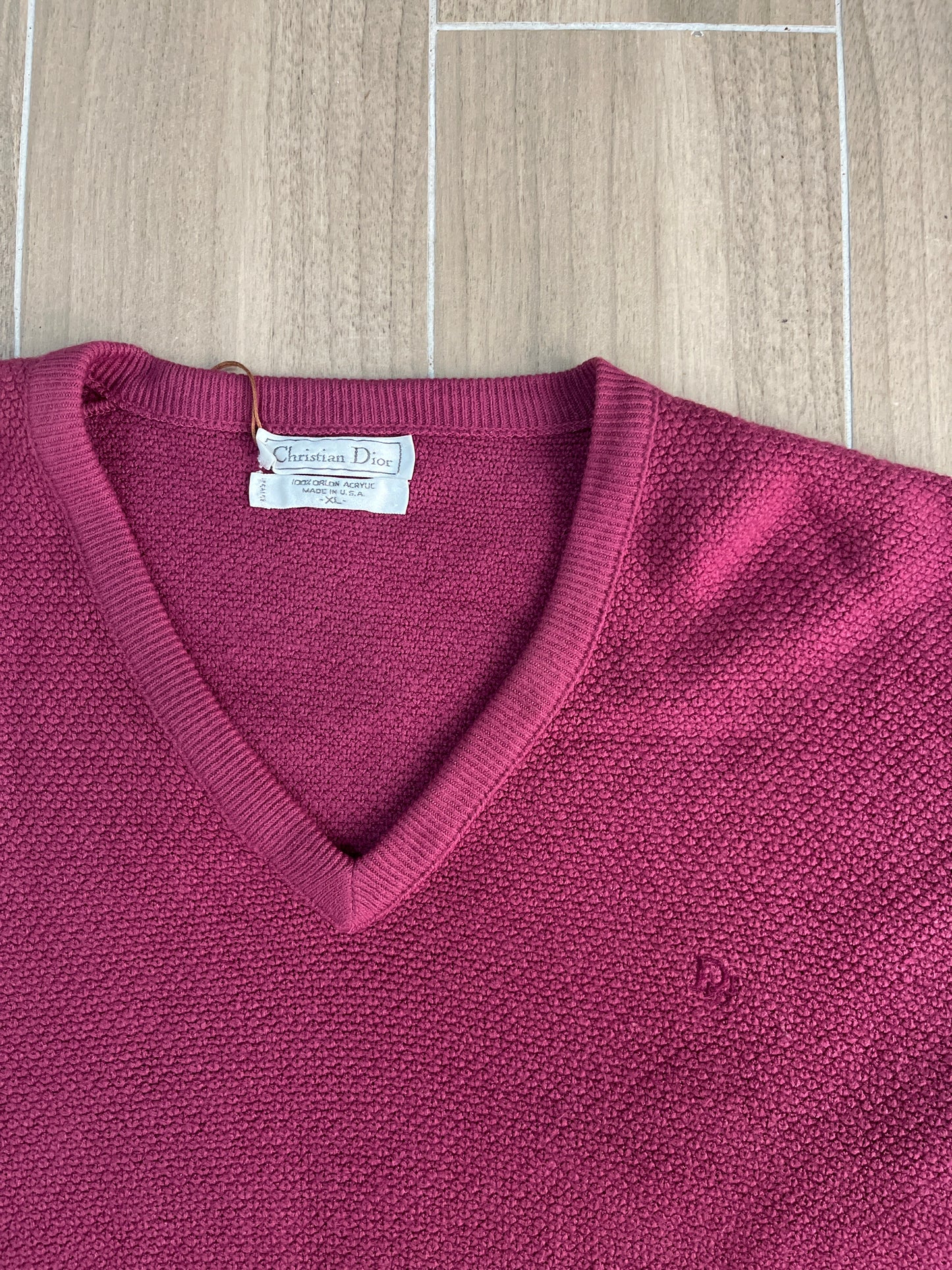 Christian Dior V-Neck Sweatshirt