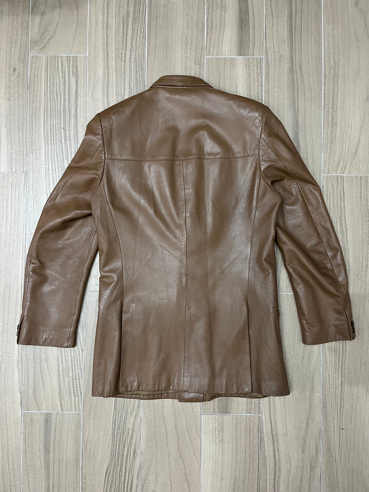 Vintage Leder Mantel