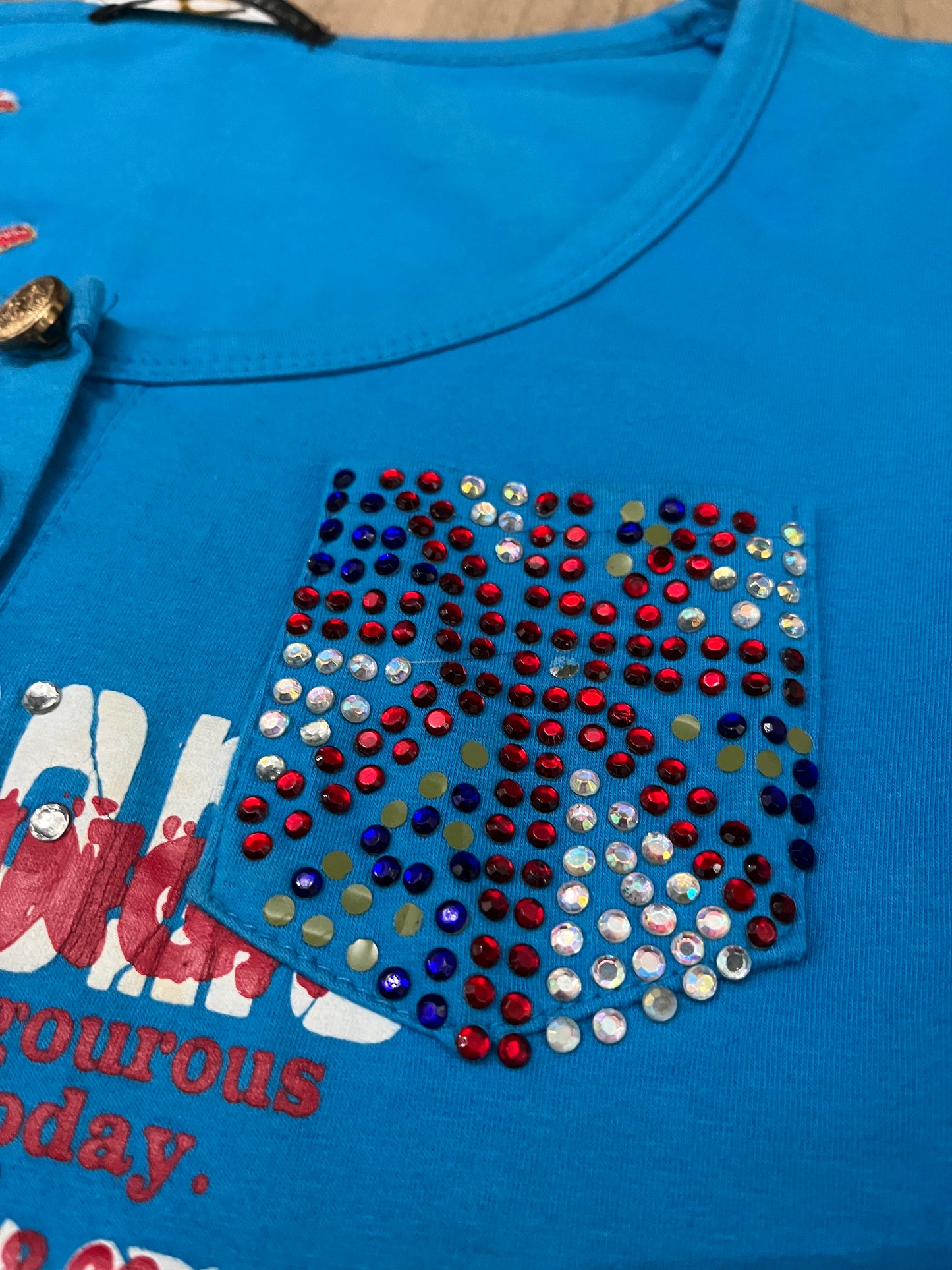 Y2K Glitter Top