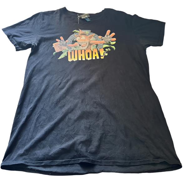 Crash Bandicoot Vintage Merchandise Shirt "Whoa"