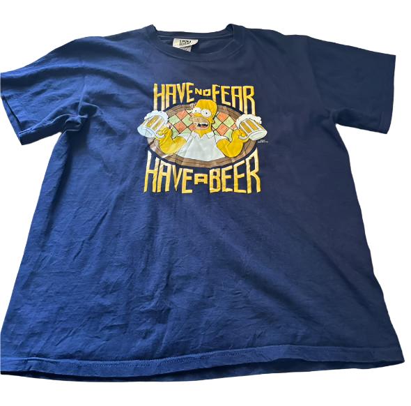 Simpsons Vintage "Have no Fear, Have a Beer" Shirt - 20th Century Fox
